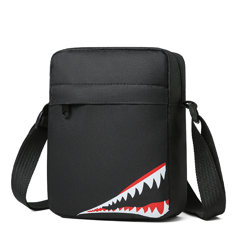 Men's and women's single-shoulder bags, crossbody bags, solid-colored single-shoulder small bags, lightweight mobile phone bags