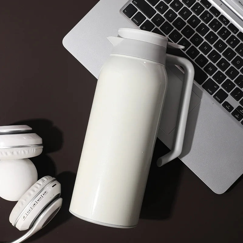 304 Stainless Steel Kettle Thermos 1.5L Big Capacity Double Wall Vacuum Insulated Flask Portable Travel Coffee Pot Hot Water Jug