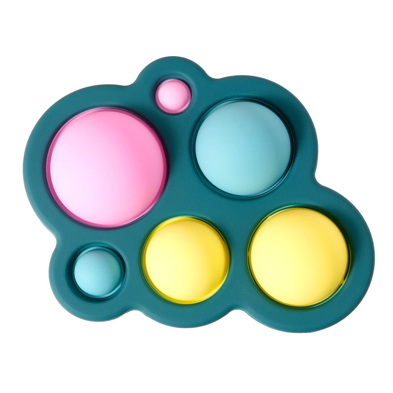 Color Kids Baby Silicone Teether Toy BPA Free Baby Teether Toy Baby Oral Care Chewing Toy Baby Stuff Squeezable Baby Accessories