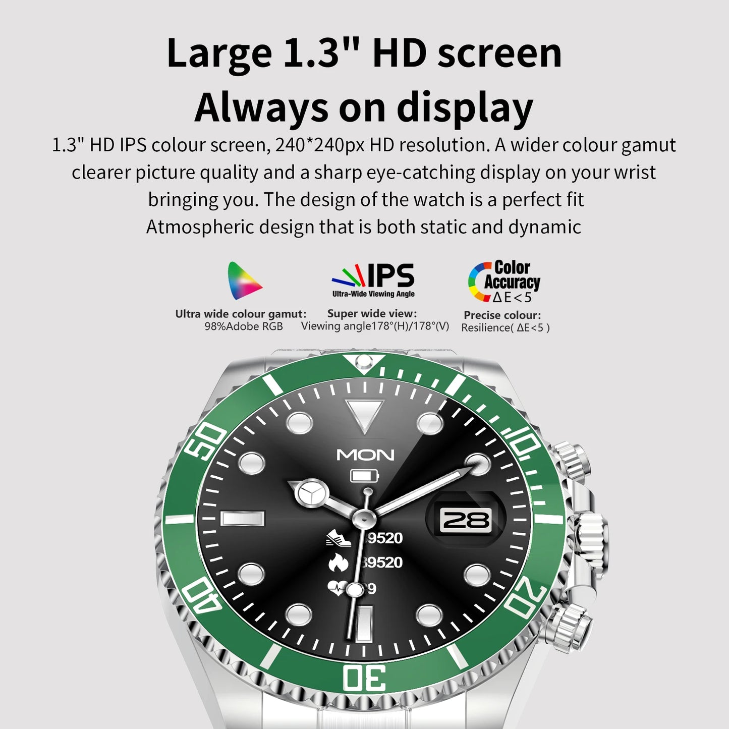 Smart Watch Man Smartwatch AW12 high-end luxury 2024 Android IOS Korean Support Steel Connected Replica Miltary pk gts4 global