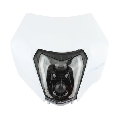 For KTM Motorcycle LED Headlight 2014-2016 XC SX XCW EXC 125-500 Accessories Enduro Motocross Headlamp Assembly Mask Fairing