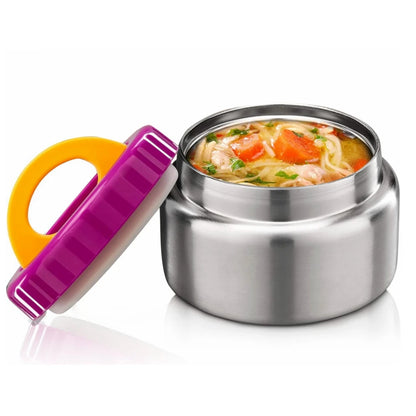 8oz Soup Thermo Wide Mouth Vacuum Insulated Food Jar for Hot&Cold Food, Leak Proof Stainless Steel Kids Lunch Container for Scho