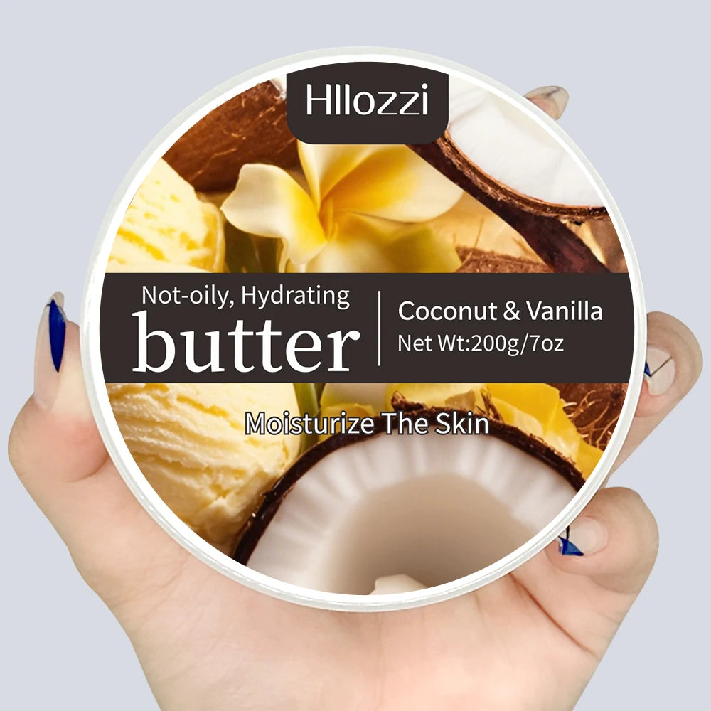 A variety of body butters for face and body moisturizing, hydrating, making the skin firm, smooth and elastic fragrance