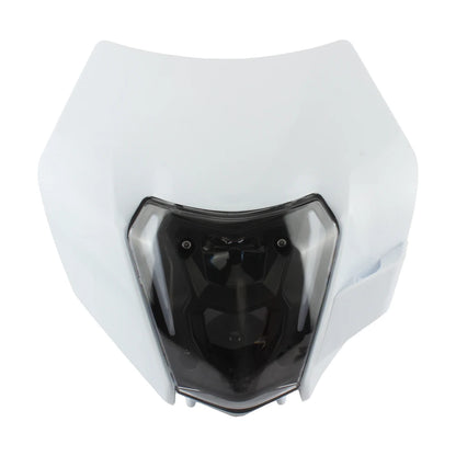 For KTM Motorcycle LED Headlight 2008-2016 XC SX XCW EXC 125-500 Accessories Enduro Motocross Headlamp Assembly Mask Fairing