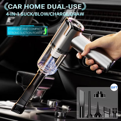 SZUK 148000PA Car Vacuum Cleaner Mini Powerful Cleaning Machine Strong Suction Handheld for Car Wireless Portable Home Appliance