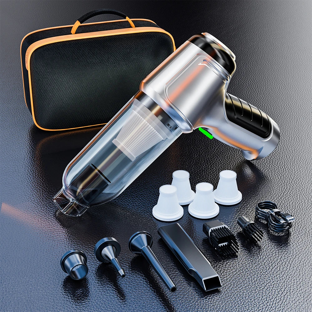 SZUK New 638000PA Car Vacuum Cleaner Powerful Mini Portable Vacuum Cleaner for Car Home Appliance Handheld Blower Car Cleaner