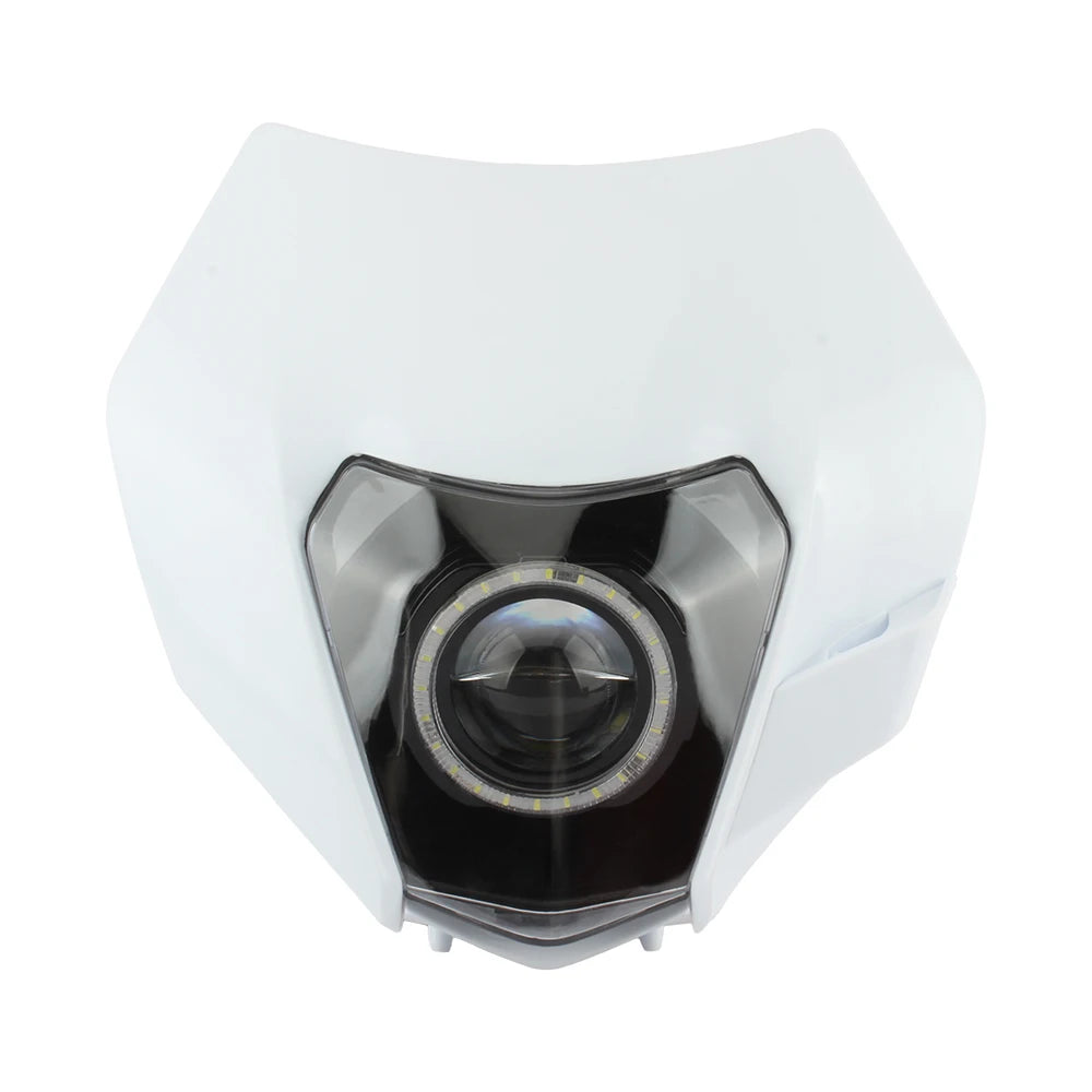 For KTM Motorcycle LED Headlight 2008-2016 XC SX XCW EXC 125-500 Accessories Enduro Motocross Headlamp Assembly Mask Fairing