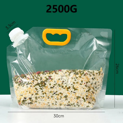Grain rice bags - Sealed grain storage containers with LIDS for moisture prevention, essential for home use. Kitchen storage, su