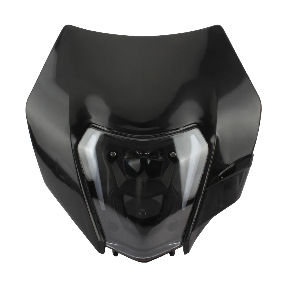 For KTM Motorcycle LED Headlight 2008-2016 XC SX XCW EXC 125-500 Accessories Enduro Motocross Headlamp Assembly Mask Fairing
