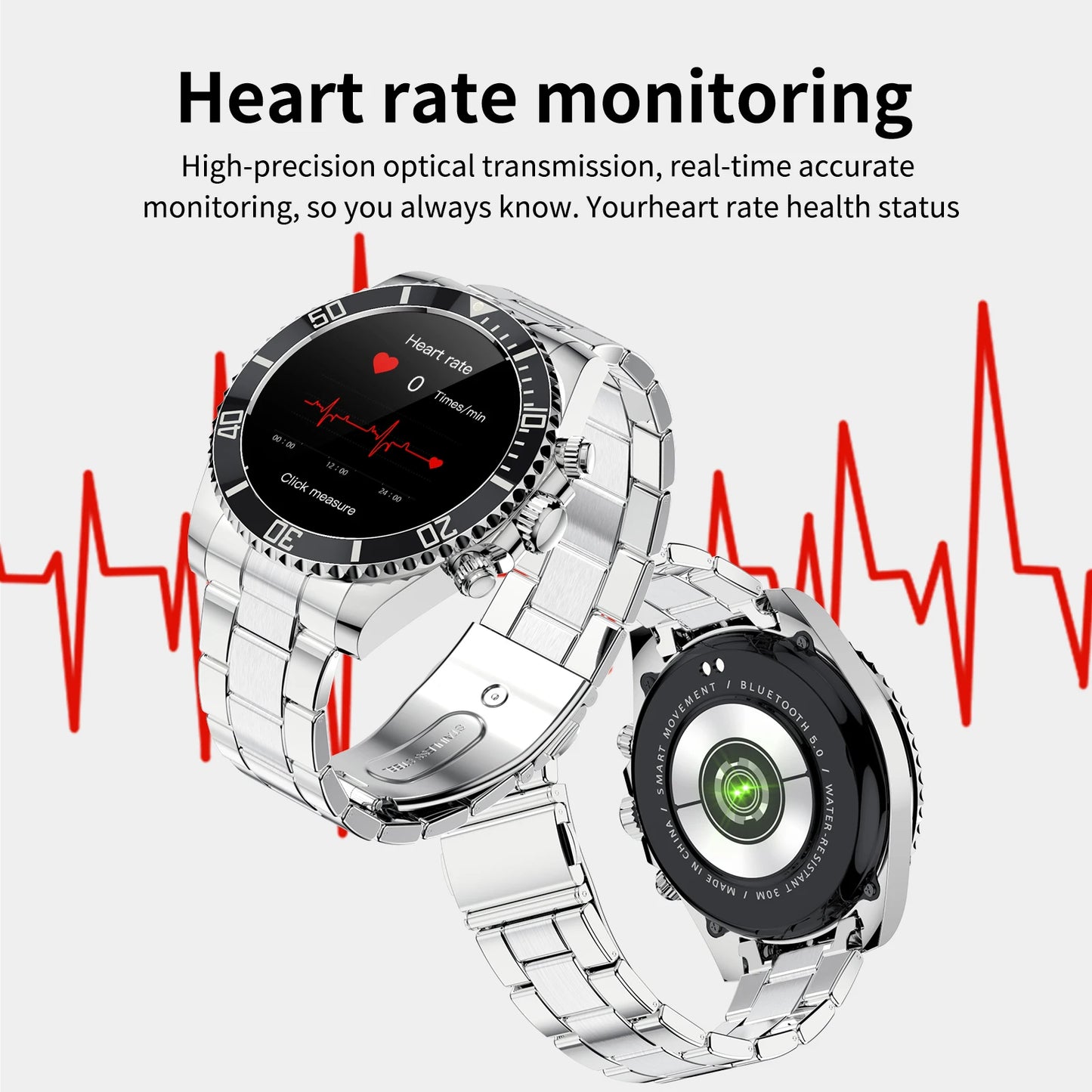 Smart Watch Man Smartwatch AW12 high-end luxury 2024 Android IOS Korean Support Steel Connected Replica Miltary pk gts4 global