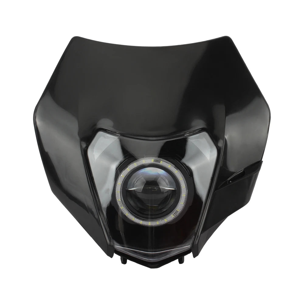 For KTM Motorcycle LED Headlight 2008-2016 XC SX XCW EXC 125-500 Accessories Enduro Motocross Headlamp Assembly Mask Fairing
