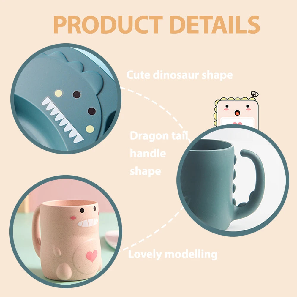 Baby Children's Tableware Products Feeding Set Cartoon Plates Kids Dishes Children Training Eating Food Bowl Spoon Fork