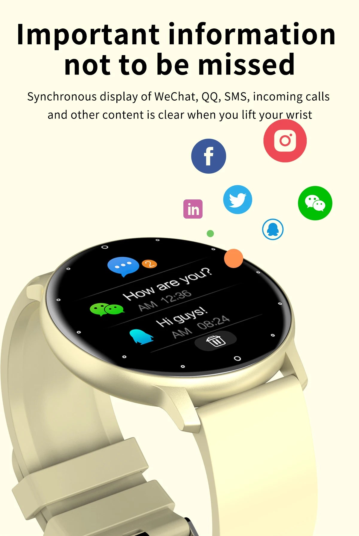 LIGE 2025 Smart Watch Women Men Lady Gift Sport Fitness Watches Heart Rate Monitor Waterproof Smartwatch For Xiaomi Android IOS