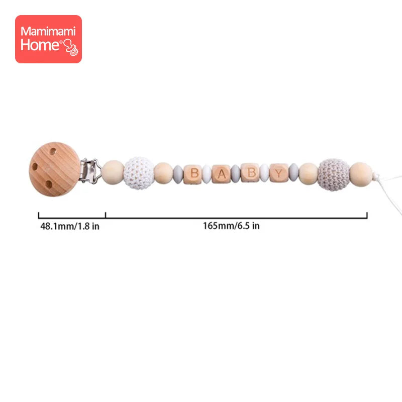 1Pc Baby Wooden Teether Crochet Giraffe Rattle Toy BPA Free Wood Rodent Rattle Baby Mobile Gym Educational Toys
