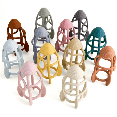 Teething Infant Chewing Toy Fashionable Rocket Shape Silicone Baby Teethers Nursing Gift For Kids Fidget Toy Children's Products