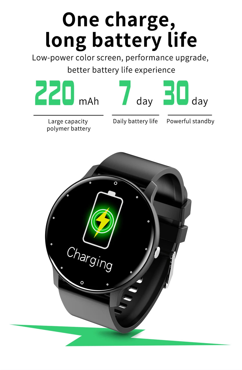 LIGE 2025 New Smart Watch Men Full Touch Screen Sport Fitness Watch IP67 Waterproof Bluetooth For Android ios smartwatch Men+box