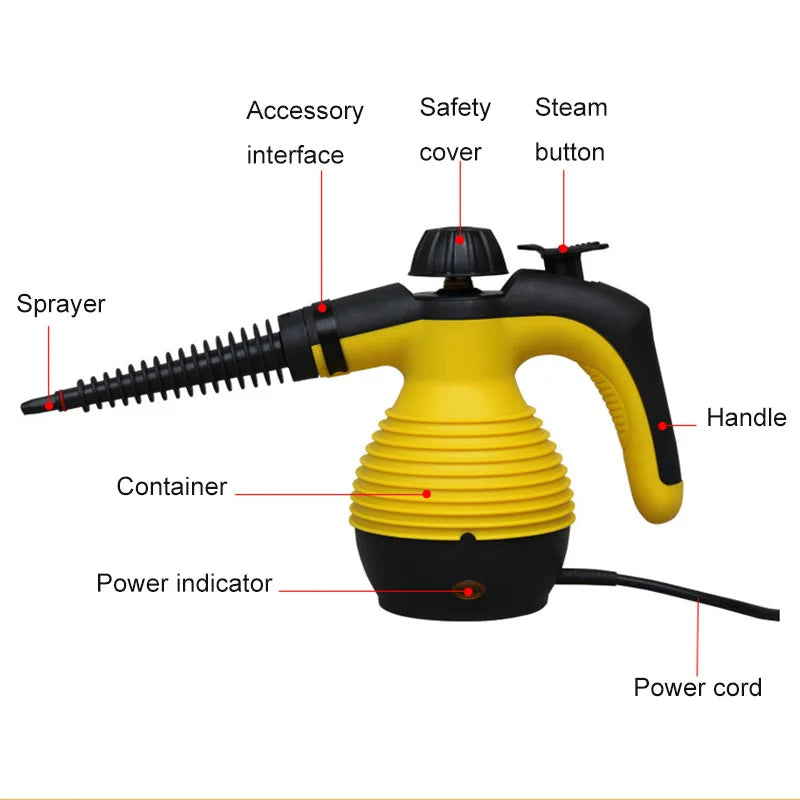 Multifunctional handheld high-pressure Steam Cleaning Machine Car Washer Portable  Home Office Kitchen Cleaning Steamer