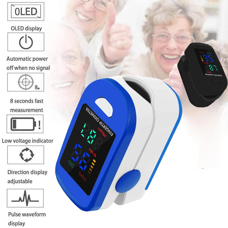 Mini Pulse Heart Rate Monitoring Device Finger Clip Pulse Heart Rate Oximetry Device Beauty Health