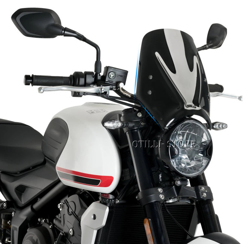 For Trident 660 Trident660 2021 2022 New Motorcycle Accessories Windshield Wind Deflector Windscreen Fairing Baffle Cover