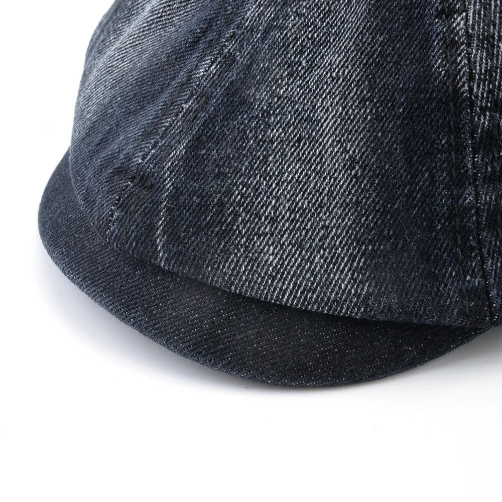 Men's Beret Hat New Fashion Newsboy Caps Male Outdoor Streetwear Berets Washed Denim Peaked Cap Men Casual Vintage Boina Hats