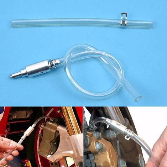 Motorcycle Brake Oil Fluid Pump Bleeder Clutch Hose Hydraulic Bleeding Replacement Adapter Tube Auto Brake Fluid Oil Change Tool