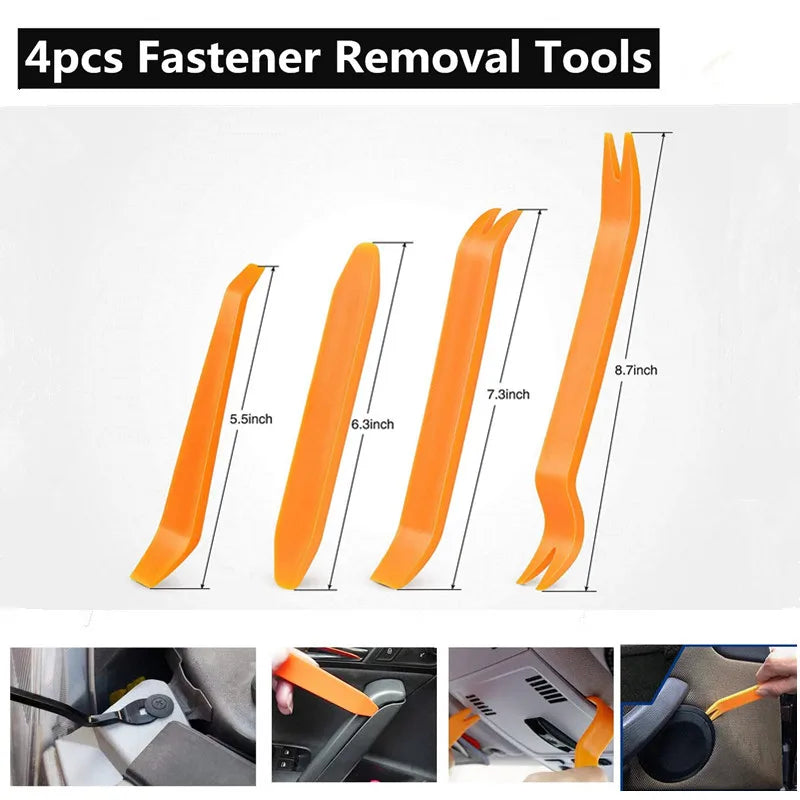 Bumper Retainer Clips Car Plastic Rivets Fasteners Push Retainer Kit SizesAuto Push Pin Rivets Set-Door Trim Panel Fender