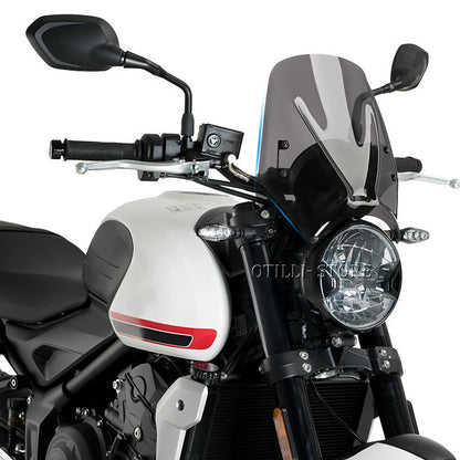 For Trident 660 Trident660 2021 2022 New Motorcycle Accessories Windshield Wind Deflector Windscreen Fairing Baffle Cover