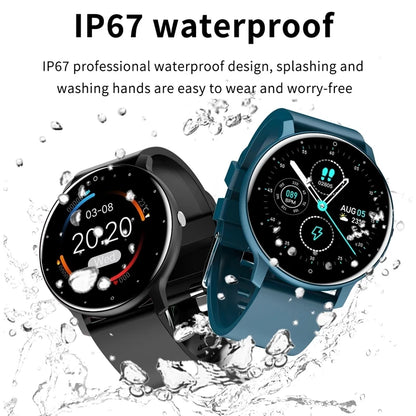 LIGE New Smart Watch Women Men Ladies Gift Sport Fitness Men Watches Heart Rate Monitoring Waterproof Smartwatch For Android IOS