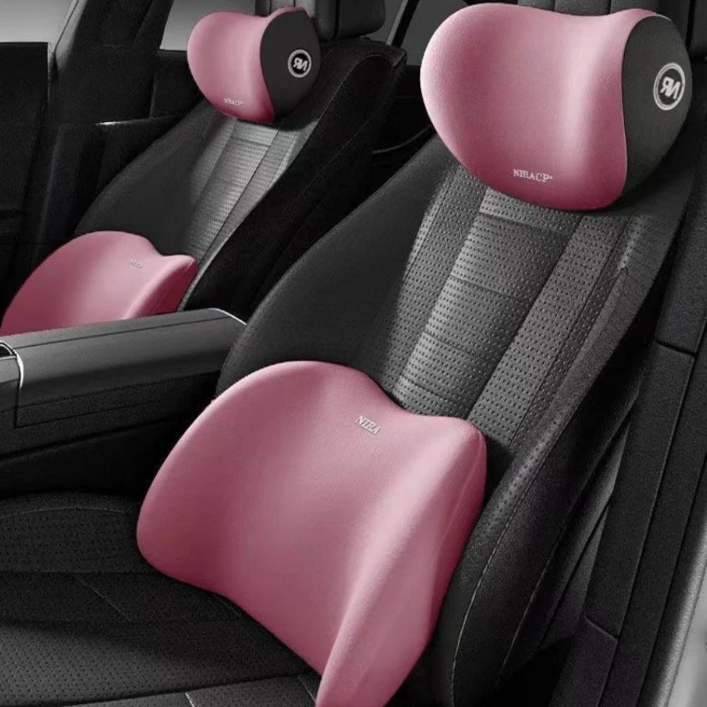 Top Car Headrest Auto Lumbar Pillow Neck Support Seat Travel Guard Travel Guard Soft Friendly Comfortable Anti-static Pillow