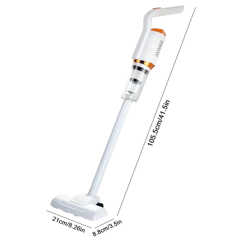 Handheld Wireless Vacuum Cleaner USB Rechargeable 2000mAh Mopping Machine Large Suction Vacuum Cleaner for Vehicle Home Cleaning