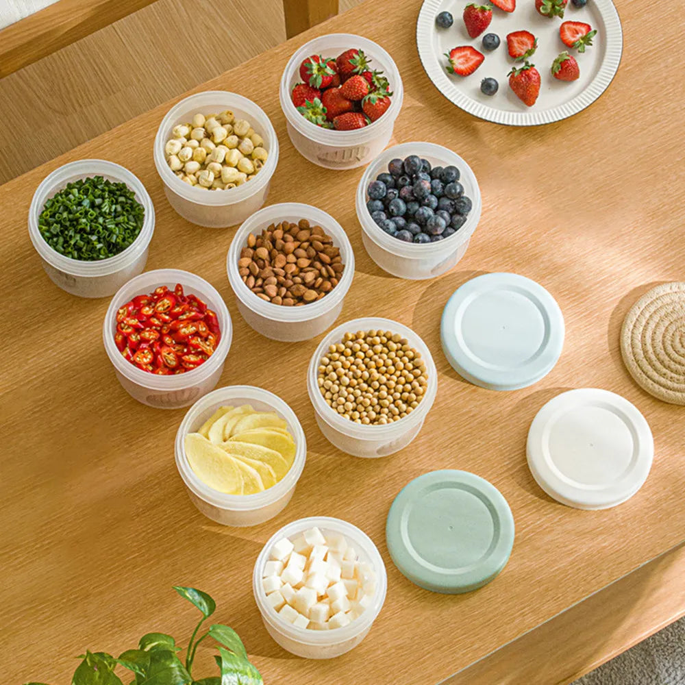 Kitchen tool  Plastic Storage Box Fresh-Keeping Box Refrigerator Fruit Vegetable Drain Crisper Kitchen Storage Containers