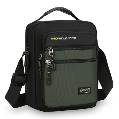 Men Crossbody Bag Single Shoulder Bags Big Capacity Storage Bag Fashion Multi-Pockets Business Crossbody Bags