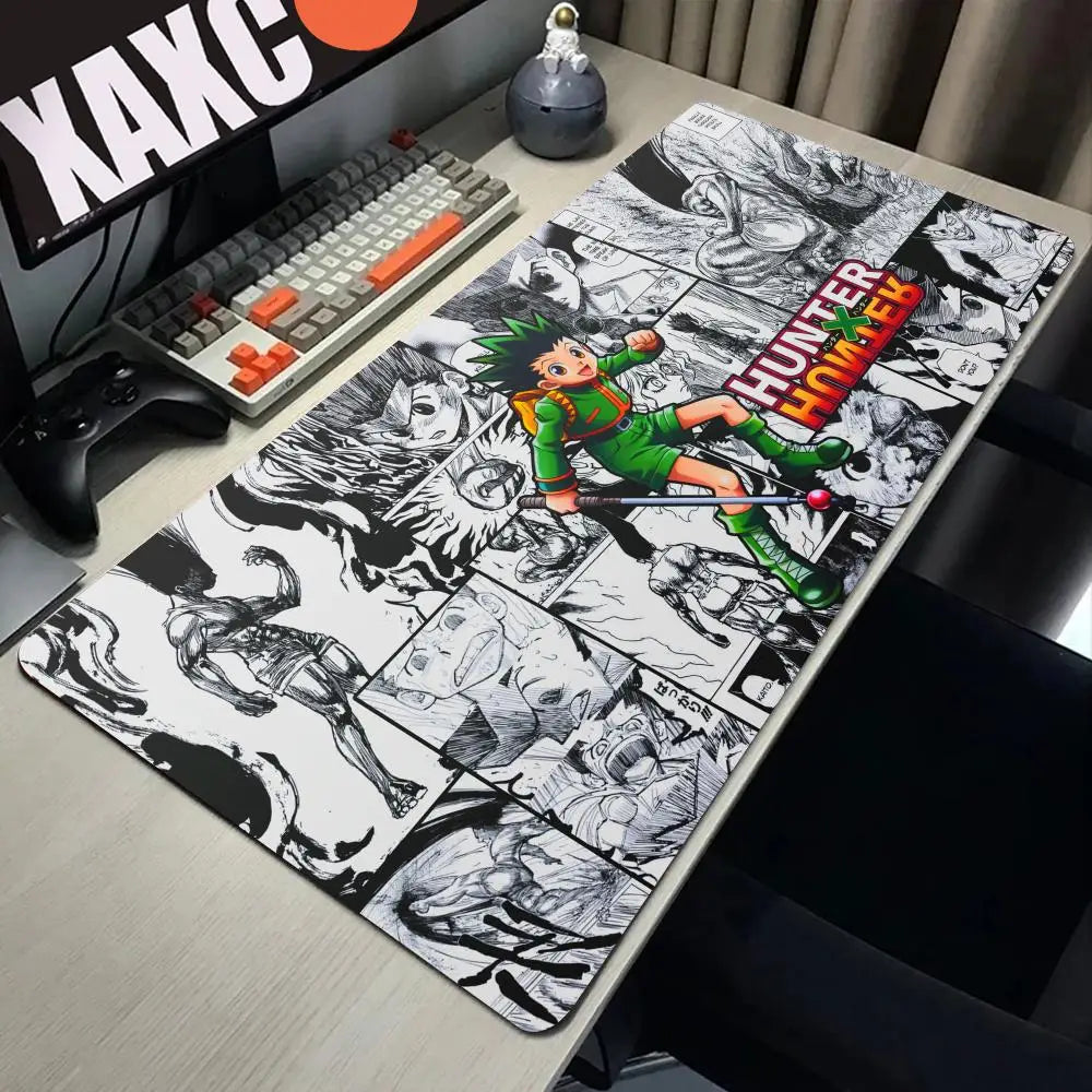 Mouse Pad Gamer Home New HD XXL MousePads Desk Mats Hunter x Hunter Natural Rubber Anti-slip Office Carpet Gamer Mice Pad
