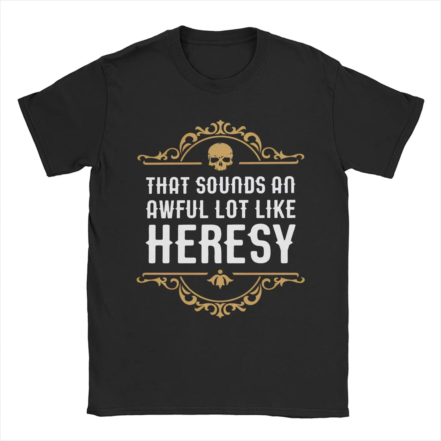 Vintage Heresy Funny Wargaming W-Warhammer 40k T-Shirts Women Round Neck Cotton T Shirts Short Sleeve Tees Gift Idea Clothing