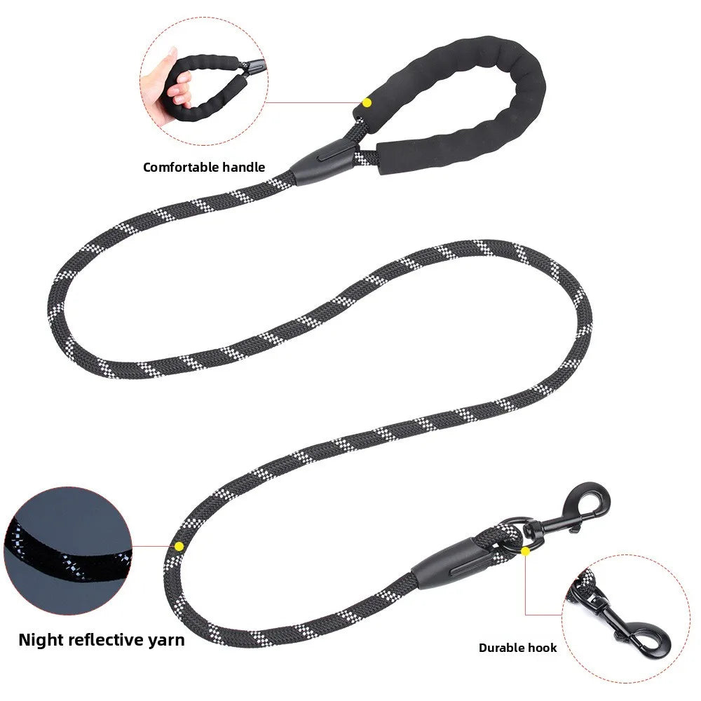 New Reflective Dog Leash for Walking Strong Rope Leash for Medium Large Dogs Multi-Color Pet Leash Dog Accessories P019