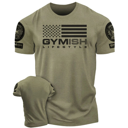 Men Gym Sportswear Muscle T-Shirt Top Fashion O-Neck Short Sleeve Outdoor Male Fitness Training Sports T-Shirts Casual Menswear