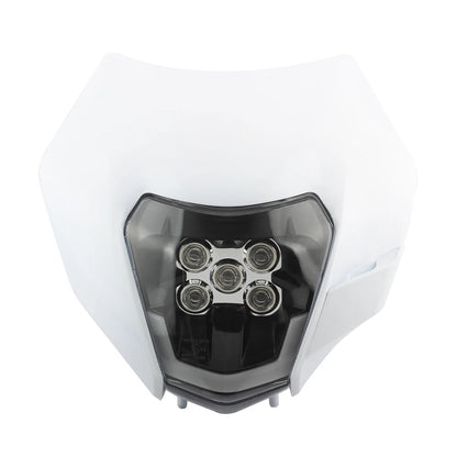 Motorcycle Headlight Plate LED Accessories for KTM EXC SX MX 250 300 450 Fairing Motocross Dirt Bike Supermoto Enduro Headlight