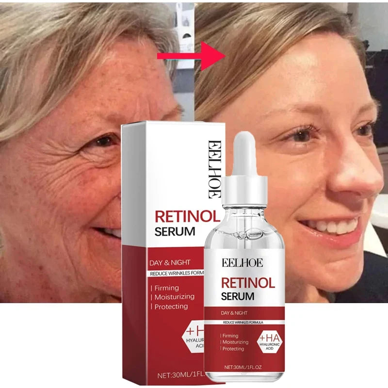Retinol Collagen Remove Wrinkle Face Set Firming Lifting Anti-aging Serum Fade Fine Lines Eye Stick Improve Puffiness Skin Care