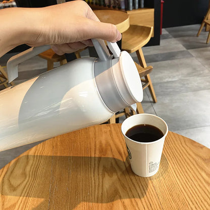 304 Stainless Steel Kettle Thermos 1.5L Big Capacity Double Wall Vacuum Insulated Flask Portable Travel Coffee Pot Hot Water Jug
