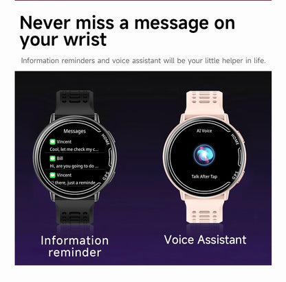 Smart Watch for Men Women Built-in GPS Fitness Watch with BT Calls 100+ Sport Modes IP68 Waterproof Smartwatch for Android iOS