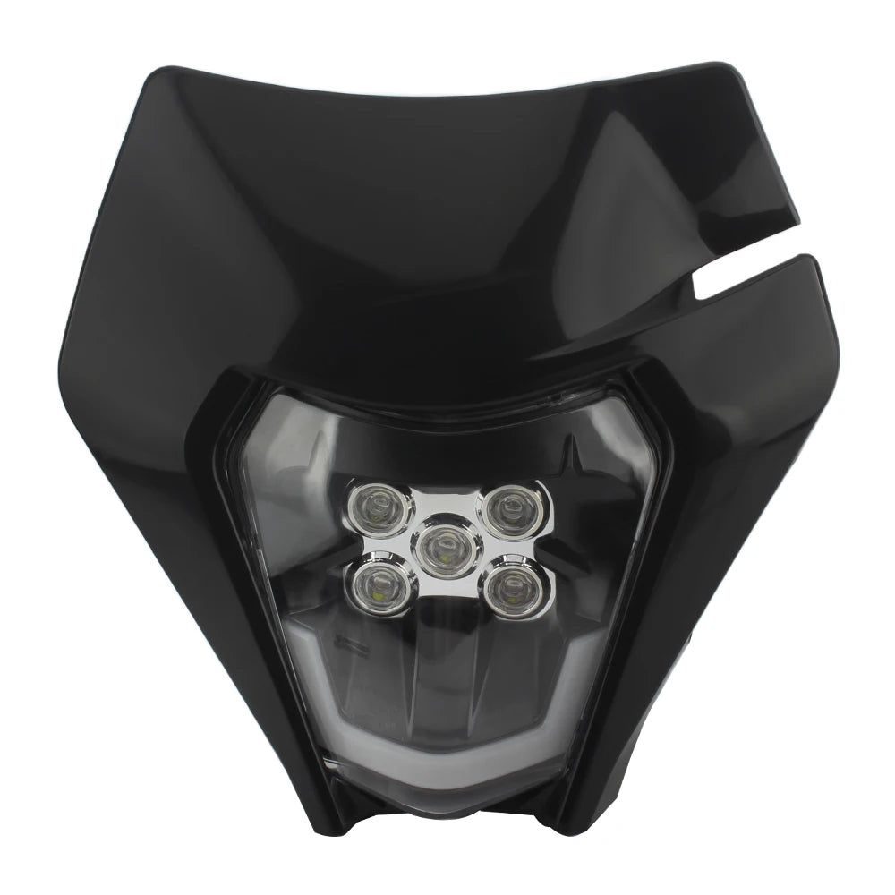 Motorcycle Headlight Plate LED Headlamp for KTM EXC EXCF SX XC 150 250 350 450 Fairing Dirt Bike Motocross Accessories Enduro