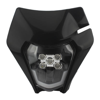 Motorcycle Headlight Plate LED Headlamp for KTM EXC EXCF SX XC 150 250 350 450 Fairing Dirt Bike Motocross Accessories Enduro