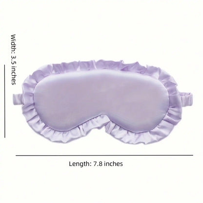 Imitated Silk Eye Patch Shading Sleep Eye Mask Eyepatch Travel Relax Cover Eyeshade Health Sleeping Shield Eye Care Tools