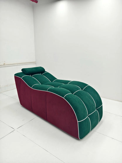 Vacuum Compressed Chaise Lounge Chair, Space Saving No Deformation Soft Lazy Sofa for Living Room Apartment Small Space