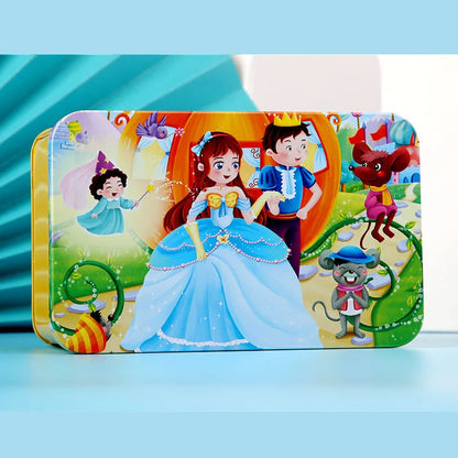 200 Pieces Puzzles for Kids Cartoon Animal Mermaid Jigsaw Puzzle Toy Learning Educational Toys for Children Montessori Games