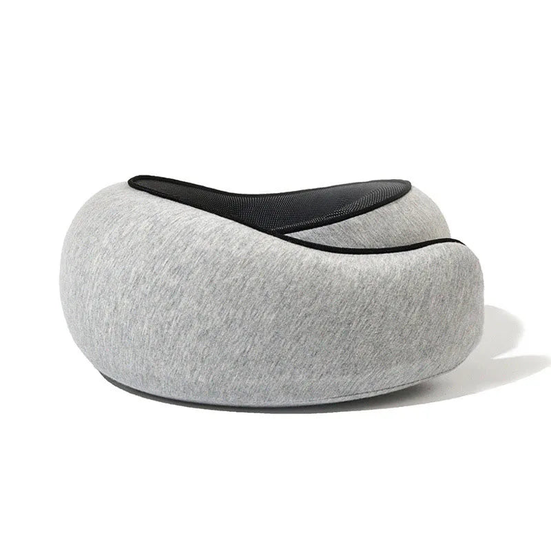 Portable Travel Neck Pillow Adjustable Foam U-shaped Pillow Snail Style Memory Foam Neck Support , Cars,Office Naps Neck Pillow