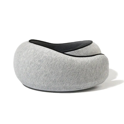 Portable Travel Neck Pillow Adjustable Foam U-shaped Pillow Snail Style Memory Foam Neck Support , Cars,Office Naps Neck Pillow