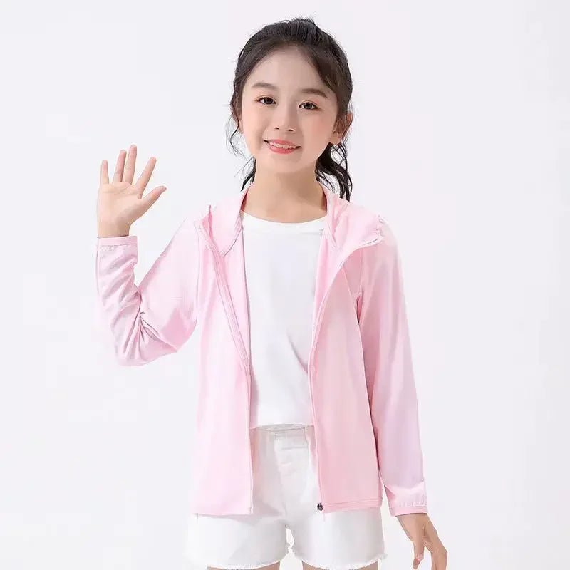 Summer Skin Clothing for Men and Women, Adult Parent-child Children Sun Protection Clothing Sunshade Clothing Outdoor