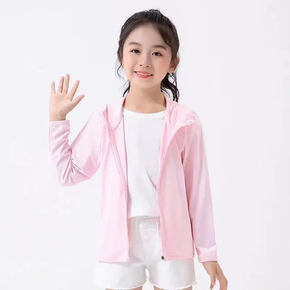 Summer Skin Clothing for Men and Women, Adult Parent-child Children Sun Protection Clothing Sunshade Clothing Outdoor