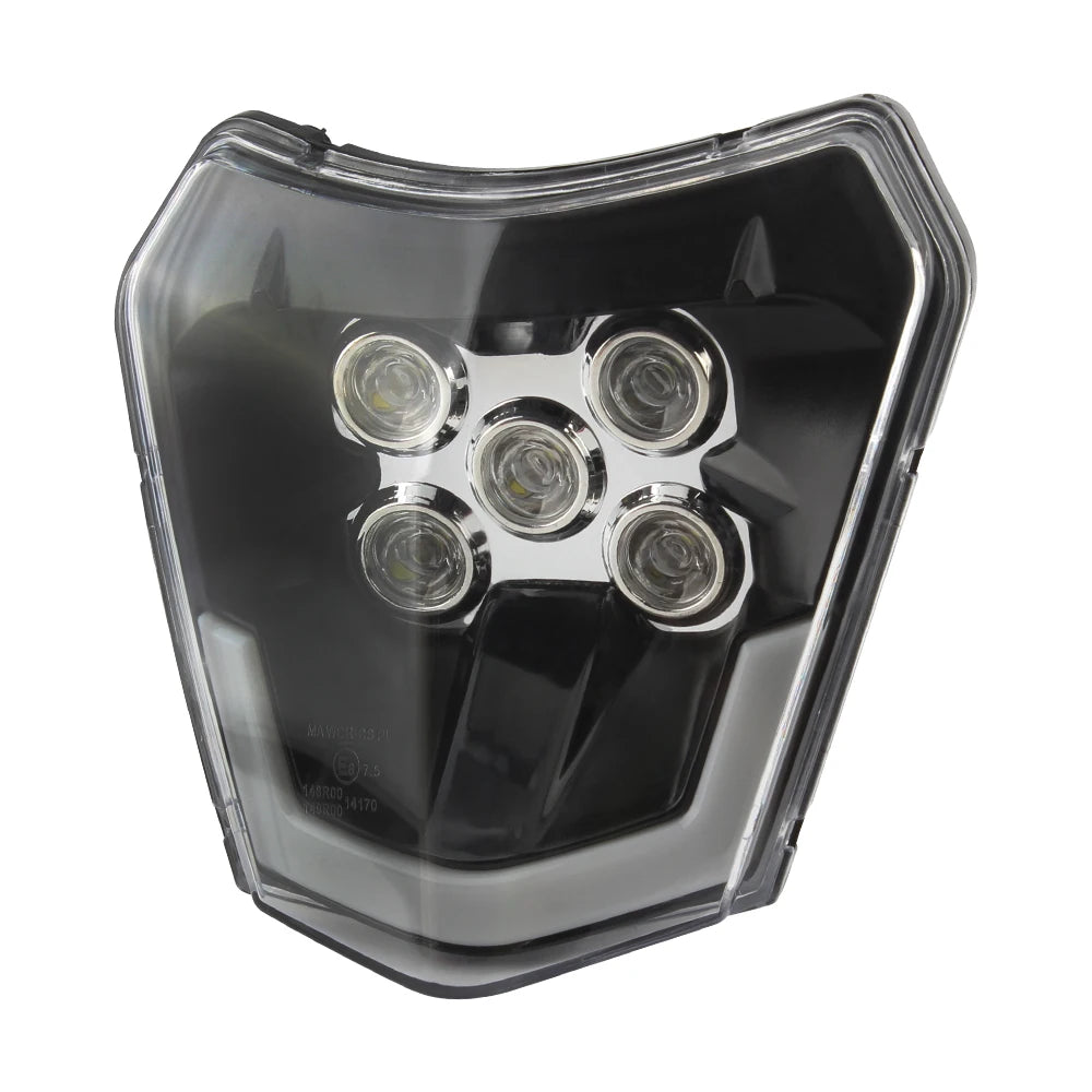 Motorcycle Headlight Plate LED Headlamp for KTM EXC EXCF SX XC 150 250 350 450 Fairing Dirt Bike Motocross Accessories Enduro